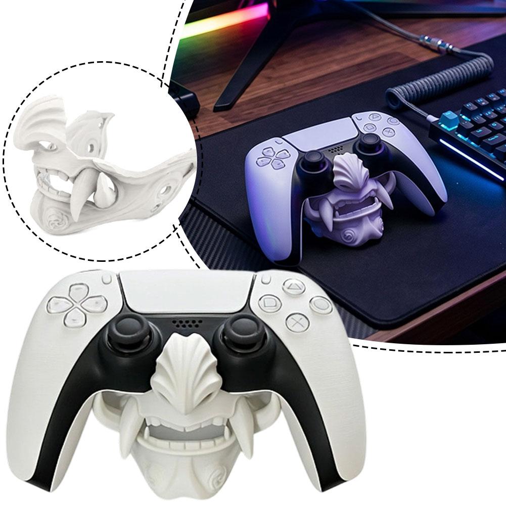 3D Printing Xbox Controller Holder - Kreativer japanischer Oni-Masken-Controller-Ständer, 3D-gedruckter Desktop-Gamepad-Aufbewahrungshalter, coole