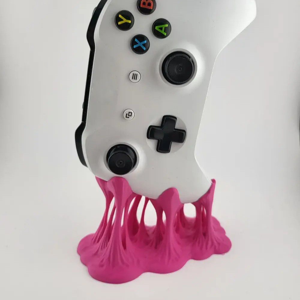 3D Printing Xbox Controller Holder - 3D-gedruckter Desktop-Organizer im Bubblegum-Stil für Xbox-Controller-Ständer