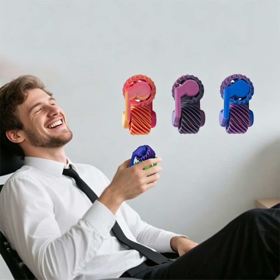 3D Printing Gears - 3D-Gedruckter Fidget Spinner, Mini-Gyroskop, Stressabbau-Spielzeug, Geschenk