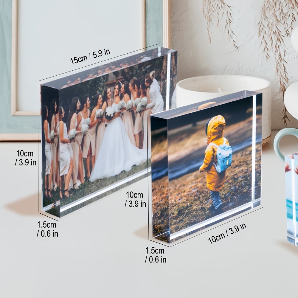 3D Printing Lego - Personalisierter 3D-Acryl-Fotoblock - Individuelle Bildanzeige, Elegantes