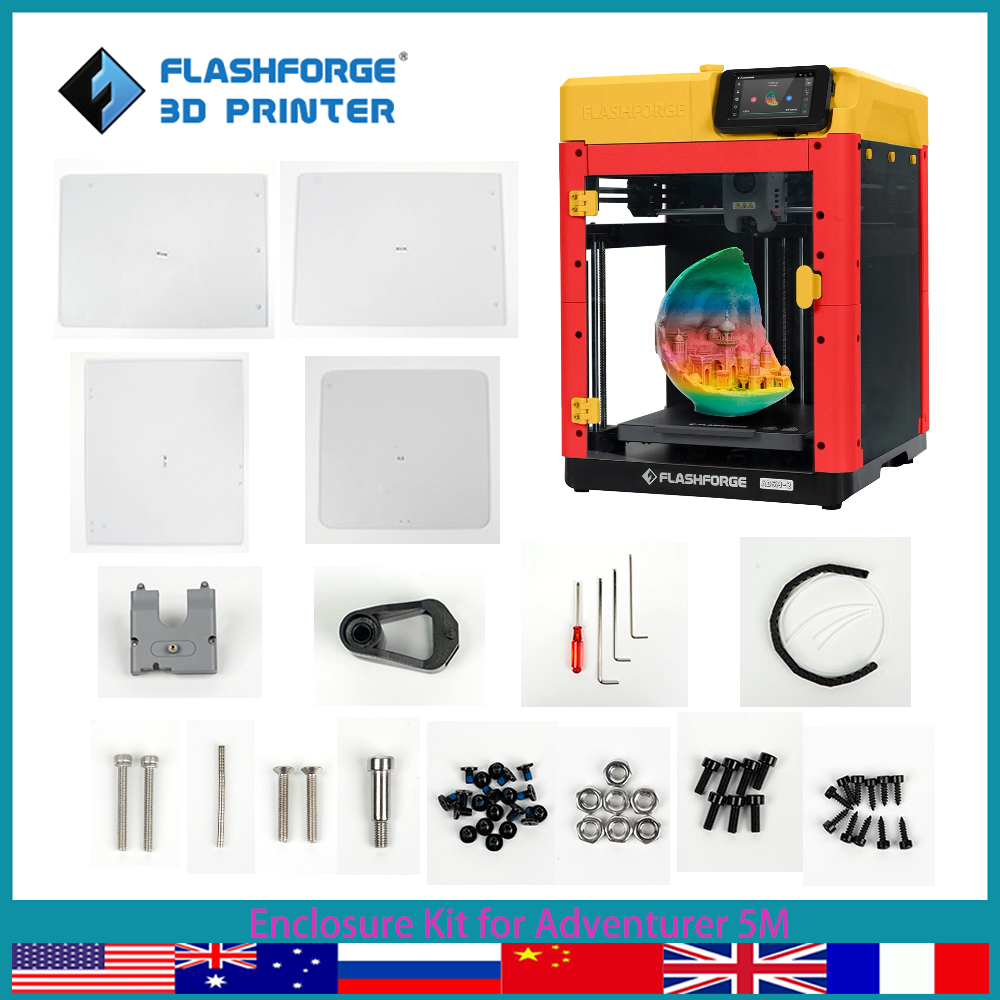 3D Printer Enclosure Frame - FLASHFORGE Gehäuse-Panel-Kit für Adventurer 5M 3D-Drucker-Teilekit.