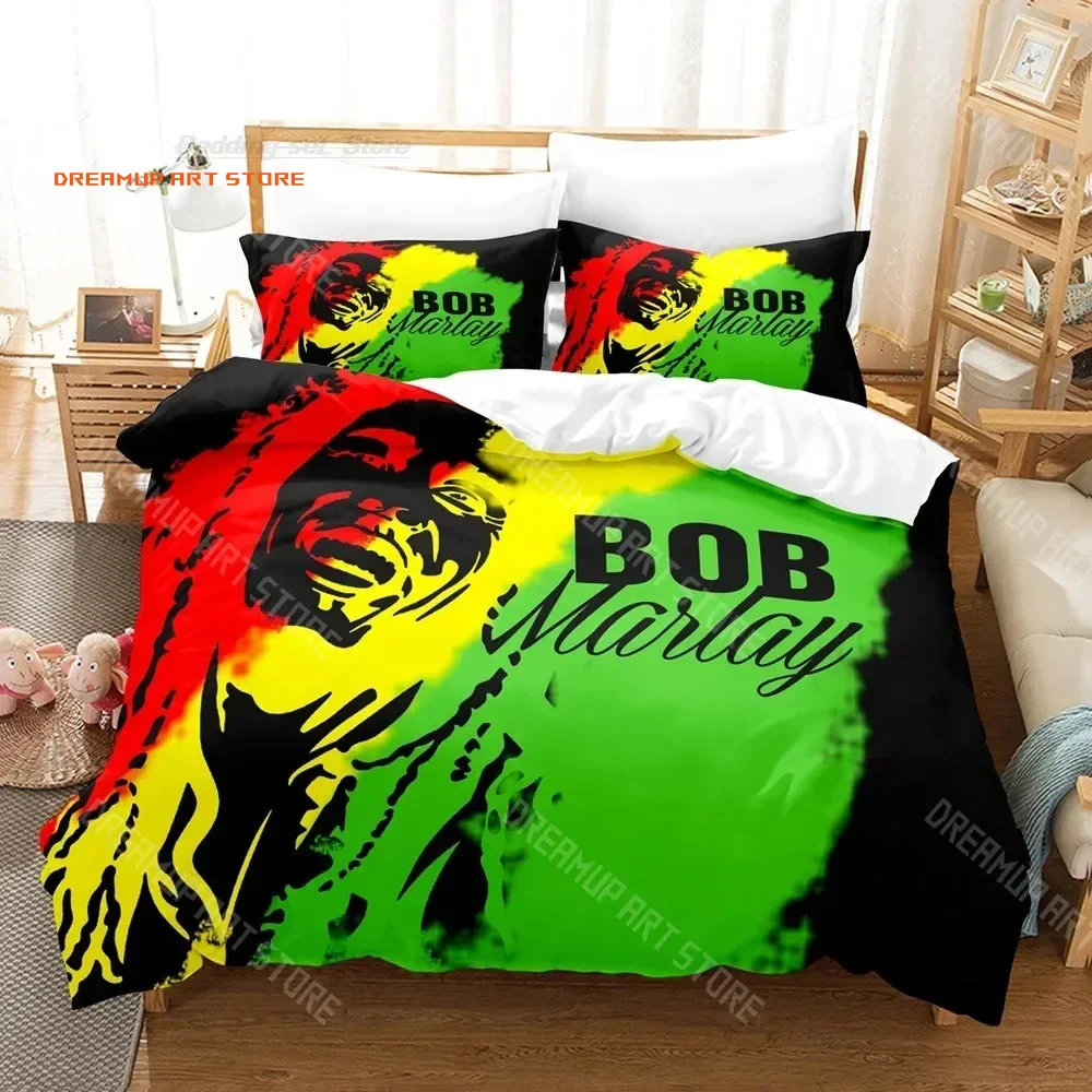 3D Printing Aliexpress - 2026 3D-Druck Bob Marley Bettwäsche-Set Funda