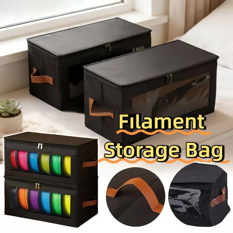 3D Printing Industry - Filament-Aufbewahrungstasche - 3D-Drucker Filament-Aufbewahrungsbehälter, 3D-Druck-Zubehörhalter für