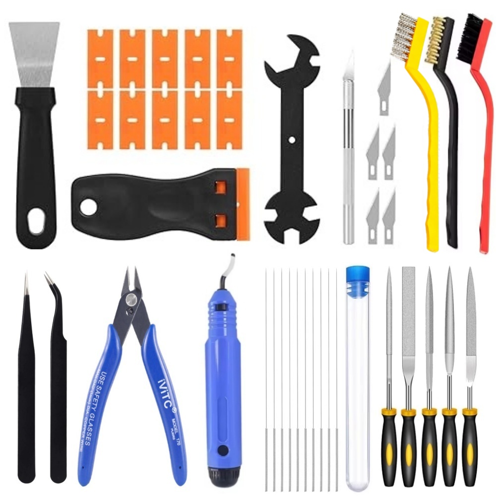 40-teiliges 3D-Drucker-Werkzeu – 3D Printing Files Bewertung und Preis