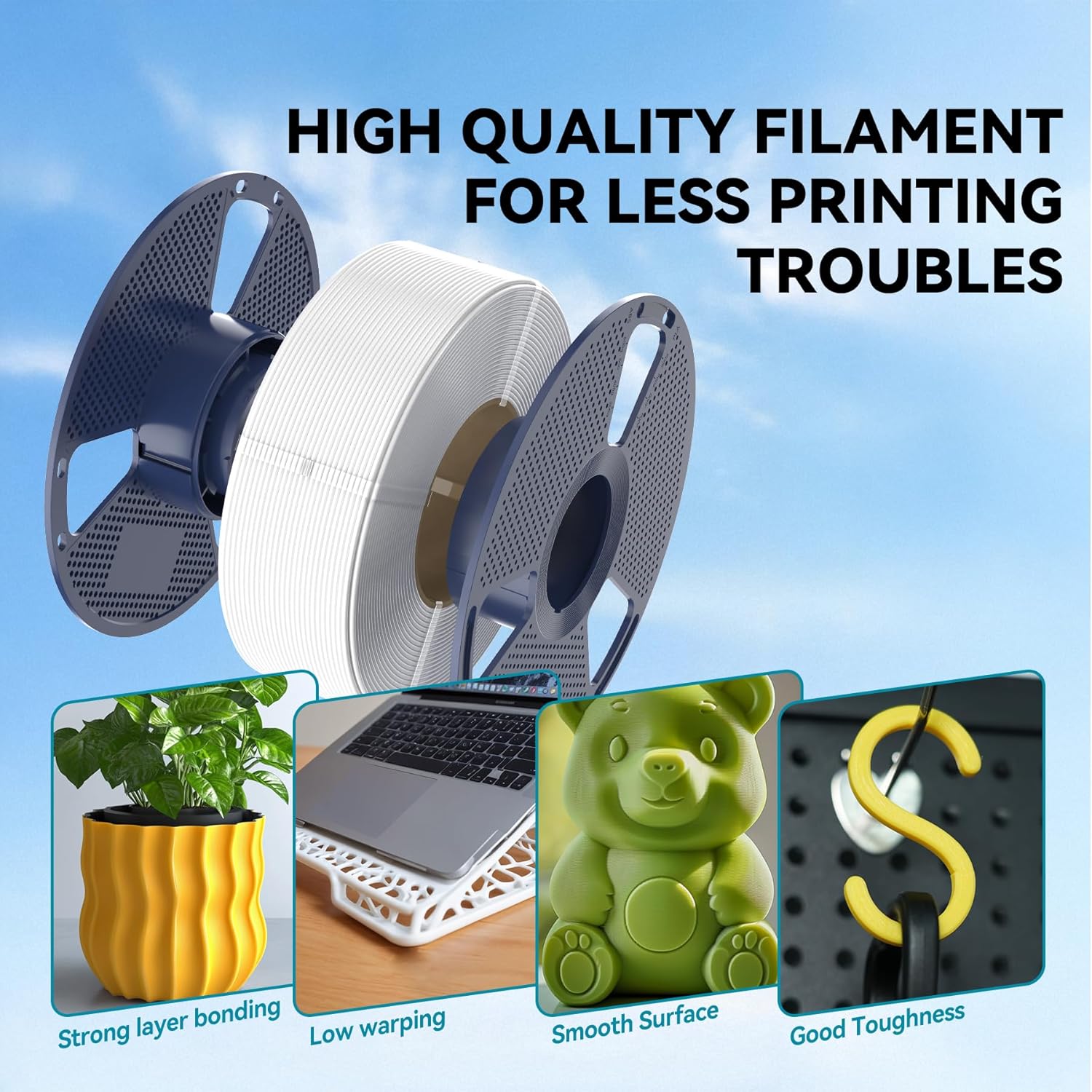 SUNLU PLA/PLA+/PETG/SEIDE/PLA  – 3D Printing Use Bewertung und Preis