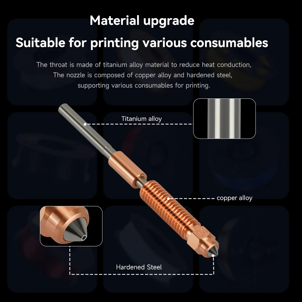 K1 Max Schnellwechsel-Düse K1  – 3D Printer Nozzle Brass Bewertung und Preis