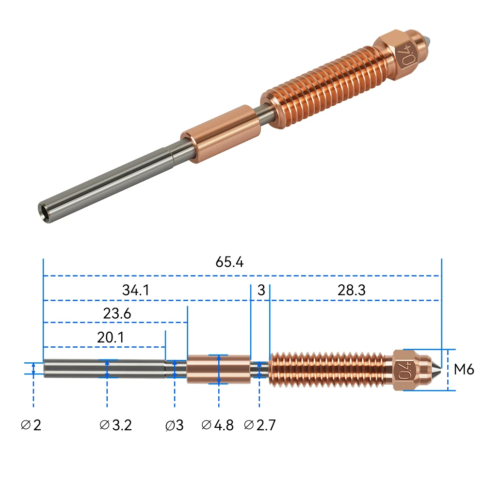 K1 Max Schnellwechsel-Düse K1  – 3D Printer Nozzle Brass Bewertung und Preis