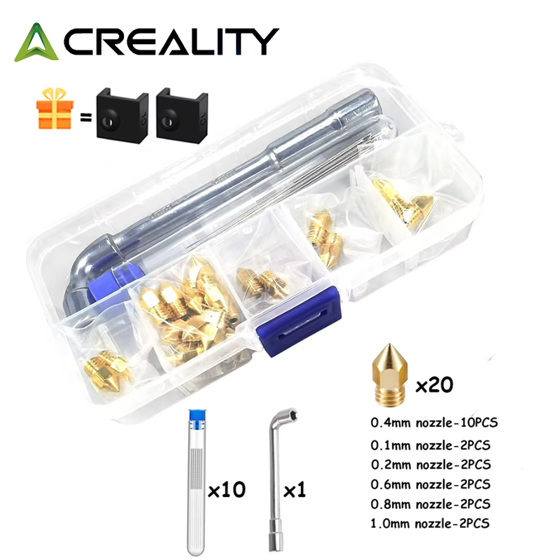 CREALITY 20 Stück MK8 Messingd – 3D Printer Nozzle Brass Bewertung und Preis