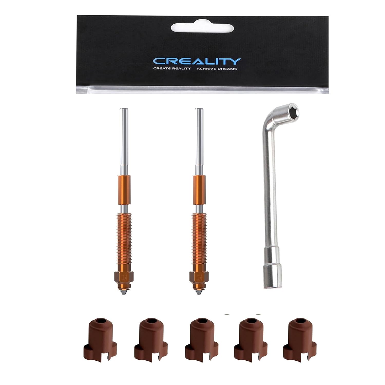 1/3/5PCS Creality K1C Düse, fü – 3D Printer Nozzle Brass Bewertung und Preis