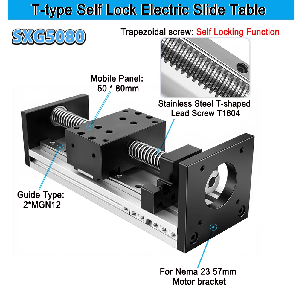 Z-Achse 80mm breiter Trapezgew – Linear Guide Rail Bewertung und Preis