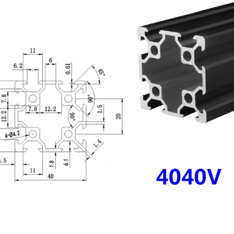 1 Stück 4040 V-Schlitz V schwa – 3D Printer Enclosure Frame Bewertung und Preis