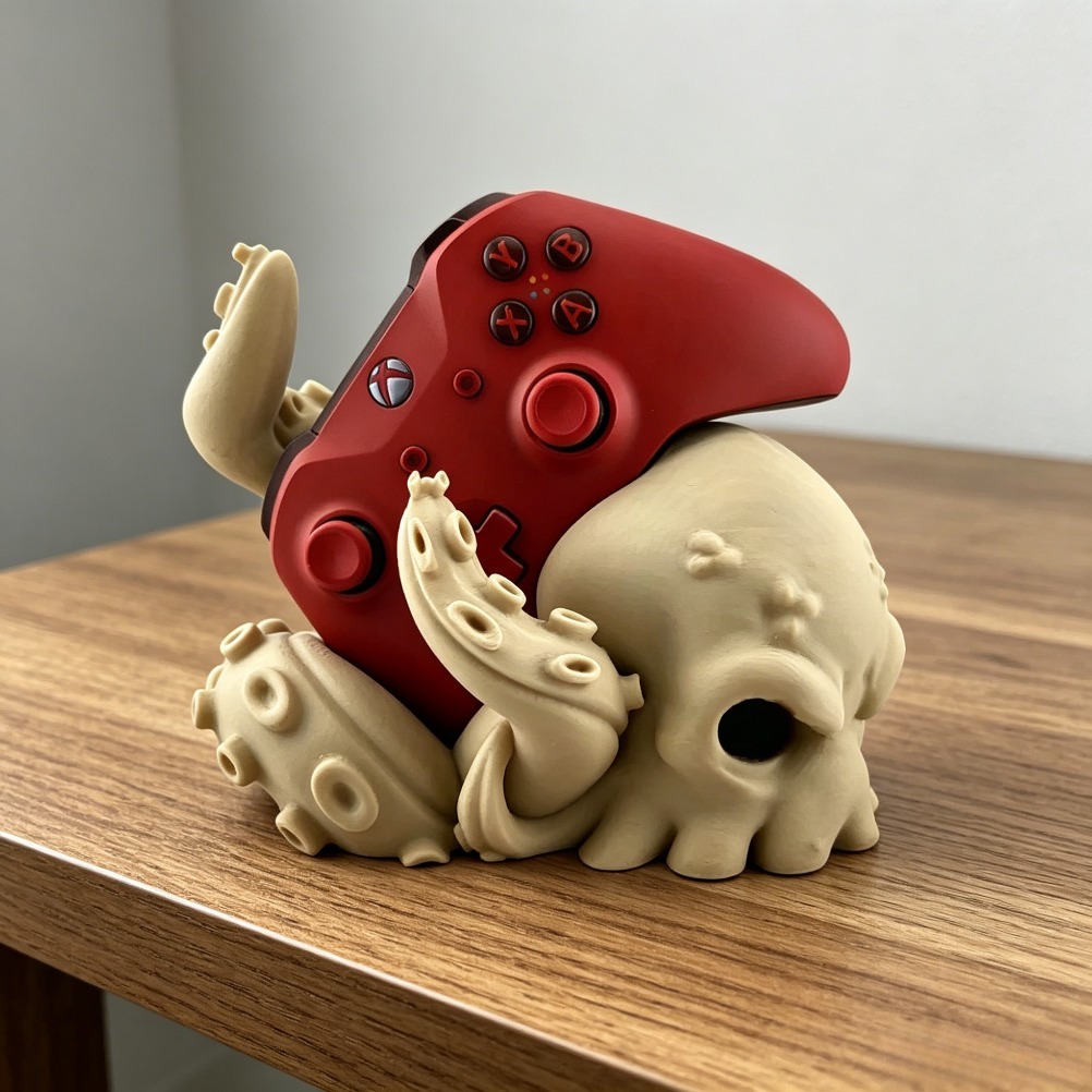 3D-Gedruckter Oktopus-Arm Cont – 3D Printing Xbox Controller Holder Bewertung und Preis