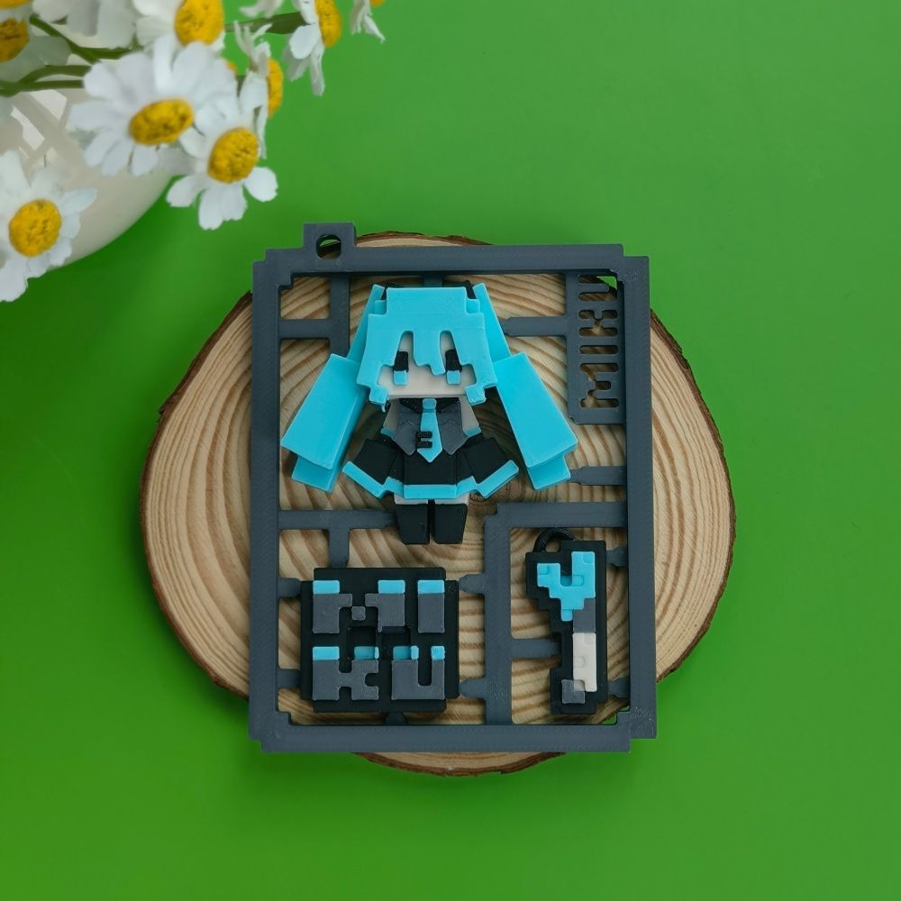 3D-gedrucktes niedliches Pixel – 3D Printing Model Bewertung und Preis