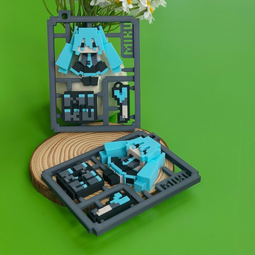 3D-gedrucktes niedliches Pixel – 3D Printing Model Bewertung und Preis