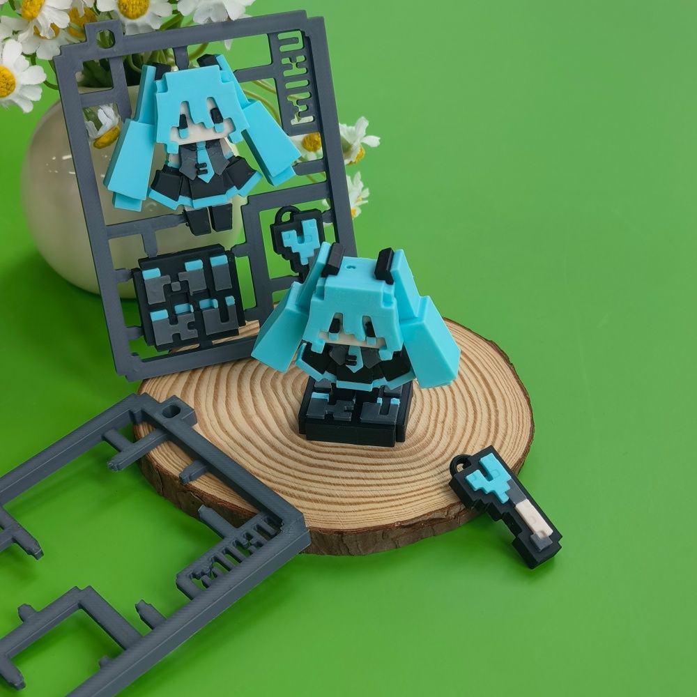 3D-gedrucktes niedliches Pixel – 3D Printing Model Bewertung und Preis