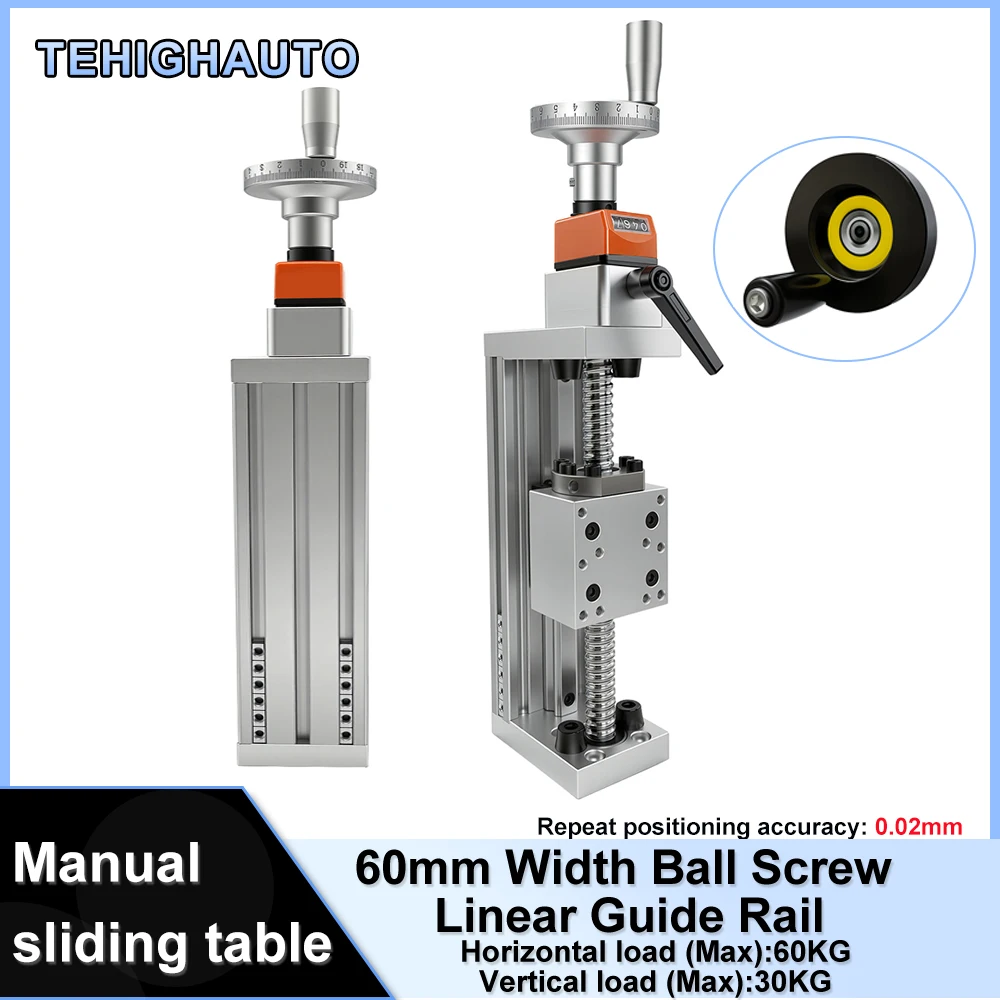 60 kg Traglast Manueller Linea – Linear Guide Rail Bewertung und Preis