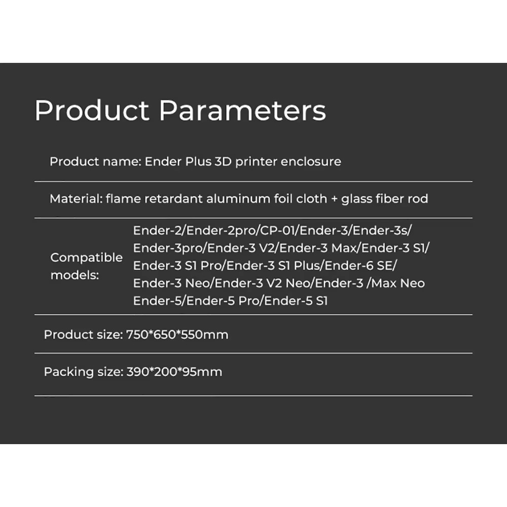 CREALITY Ender Plus 3D-Drucker – 3D Printer Enclosure Frame Bewertung und Preis