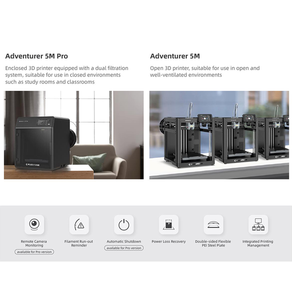 Flashforge Adventurer 5M Pro 3 – 3D Printing Files Bewertung und Preis